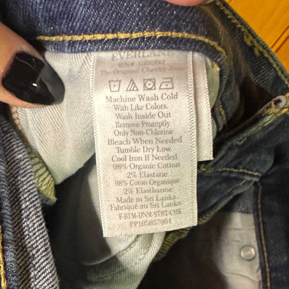 Everlane Women's Straight Leg Jeans in Blue - Picture 8 of 8